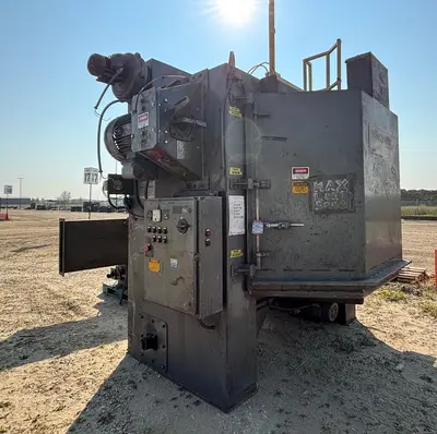 72” TABLE PANGBORN MODEL 6LK-7 ROTOBLAST SHOT BLAST MACHINE: YOBRO #24410