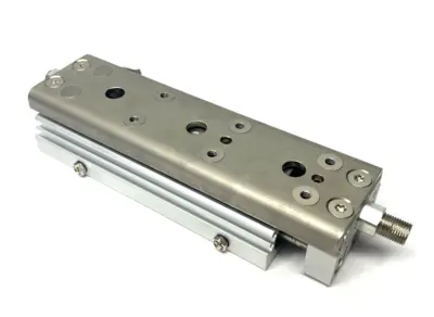 Used SMC High Precision Guided Cylinder 16mm Twin Bore, 75mm Stroke Pneumatic Cylinders Michigan US | Maverick Industrial Sales #1390626