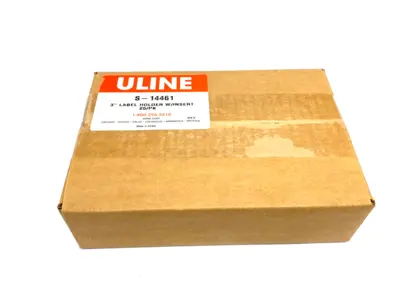 New | in-Stock U-Line Snap-On Label Holders for Shelving 3" Parts & Accessories (Material Handling) Michigan US | Maverick Industrial Sales #1392005