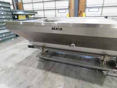 Haumiller Bottle Cap Bowl Feeder with Feed Hopper Elevator Conveyor 480V