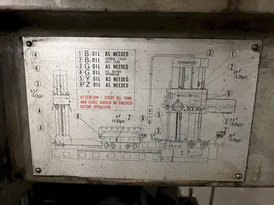 4" SHIBAURA MODEL BT-10B TABLE TYPE HORIZONTAL BORING MILL: STOCK #18188