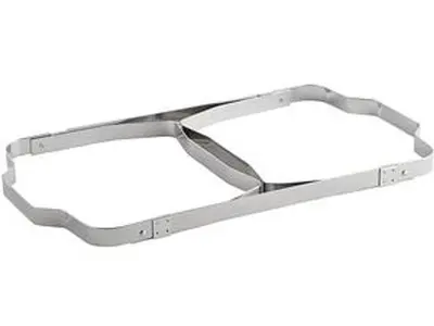 8 Qt. Full Size Stainless Steel Chafer with Folding Frame