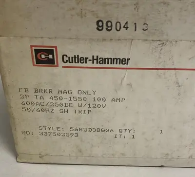 New | in-Stock CUTLER-HAMMER 5682D38G06 Miscellaneous Equipment (Electrical & Power) | Surplus Asset Holdings #1188263