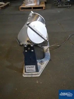 USED Patterson-Kelley 8 Quart P-K Twin Shell Blender, Plastic