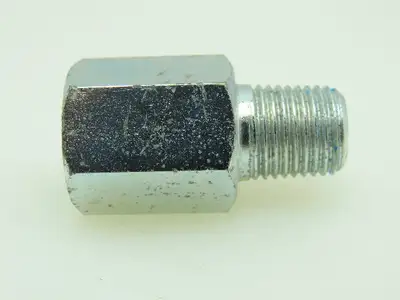 Steel Straight Threaded Pipe Adapter 1/4" x 1/4" NPT Female to Male  LOT OF 10