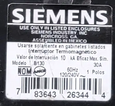 USED SIEMENS B130