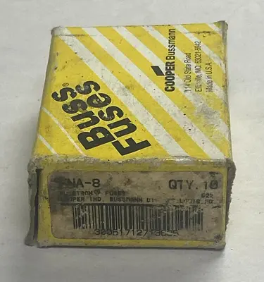 New | in-Stock COOPER BUSSMANN FNA-8 Miscellaneous Equipment (Electrical & Power) | Surplus Asset Holdings #1190425
