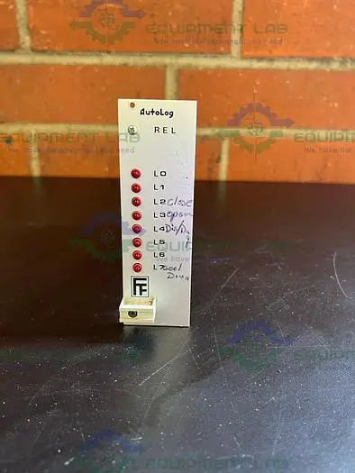 Used FF ELEKTRONIKKA AL36FA  AUTOLOG 30713 W/ LOT OF 8 -  OPTO 22 RELAY Circuit Boards | Equipment Lab #486426