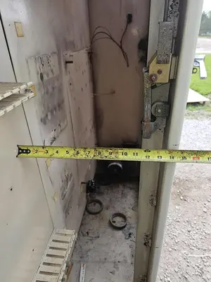 72" x 16" Twin Door Heavy Duty Electrical Control Enclosure Cabinet