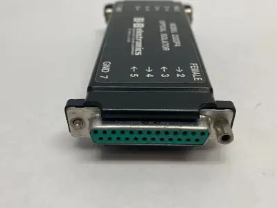 USED B&B ELECTRONICS OPTICAL ISOLATOR MALE TO FEMALE
