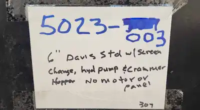 2010 DAVIS STANDARD 6" 26:1 extruder Extruders, Low Boy 4.6" - 6.0""" | Mark One Machinery (12)