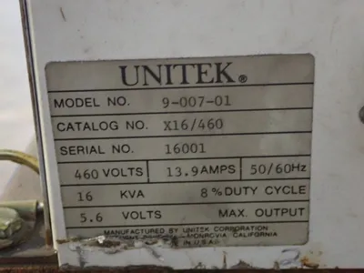 USED UNITEK MIYACHI 900701
