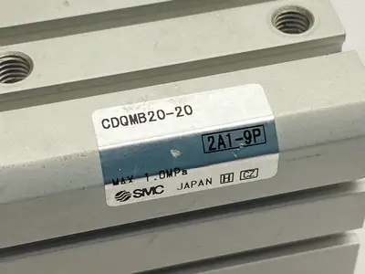 USED SMC COMPACT GUIDE ROD CYLINDER 20MM BORE 20MM STROKE