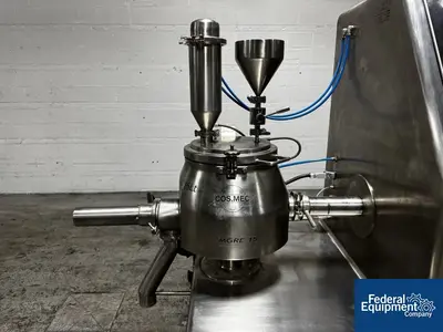 USED Cos.Mec 15 Liter Cos.Mec High Shear Mixer, Model MGR15 Lab