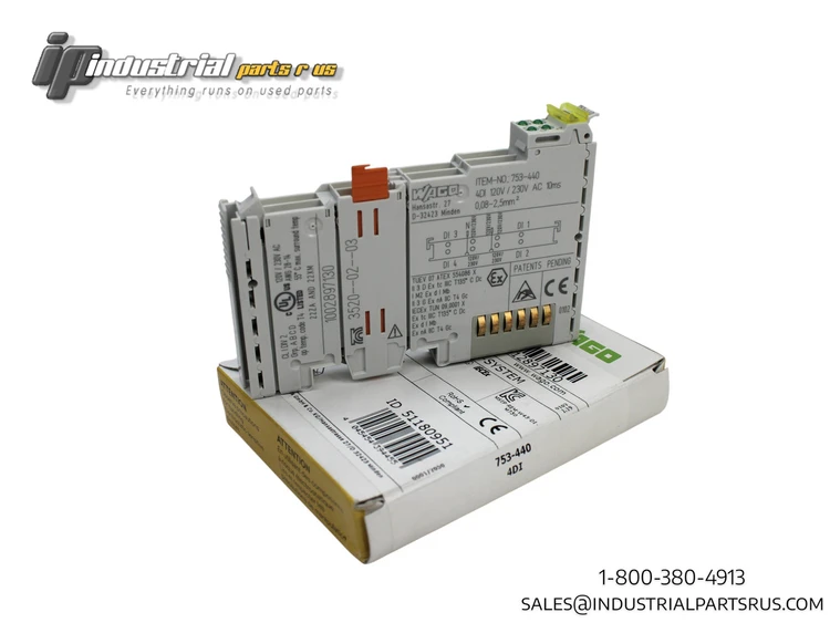 New | in-Stock WAGO 753-440 Programmable Logic Controllers | Industrial Parts R Us Inc. #359316