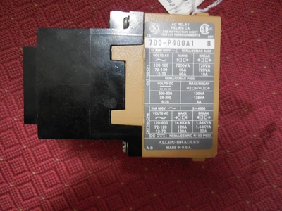 Allen Bradley AC Control Relay Contactor 700-P400A1