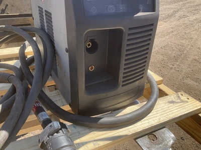 Hypertherm Powermax 65 plasma cutter, 200-480 volt 3 phase electric, has torch lead but not the grou...