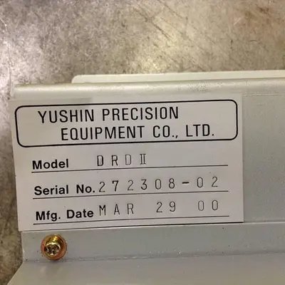 USED YUSHIN PRECISION EQUIPMENT DRDII