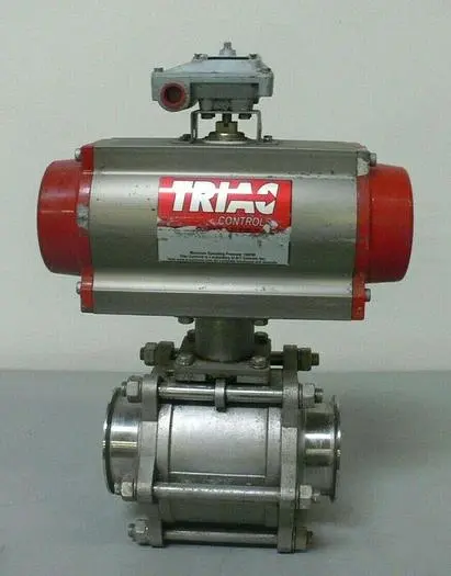 Used TRIAD CONTROLS 2R300SR 150 PSI ACTUATOR + 4" CF8M 1000 WOG VALVE & APL-210N Valves/Fittings California US | Equipment Lab #485344