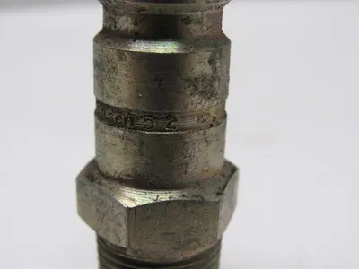 Hanson #52 Steel Male Ball Lock Pneumatic Quick Connect Fitting 3/8 NPT Male