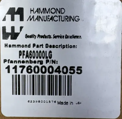 PFANNENBERG PFA60000 Electrical/PLC/Automation | ESS Industrial Equipment Sales (4)