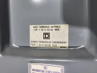 USED SQUARE D CHU362
