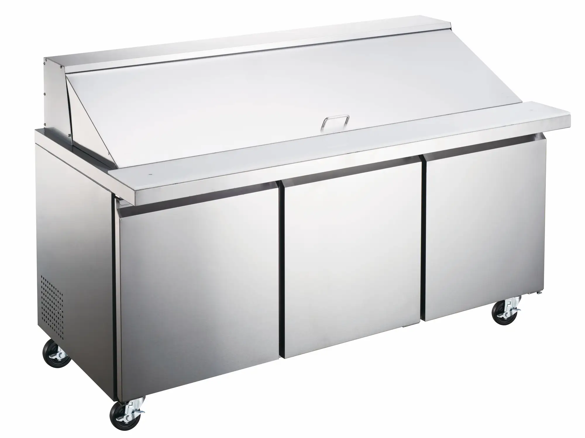 Compass MTSP72 - 70-3/8" Mega Top Sandwich/salad Prep Table W/ Refrigerated Base, 115v