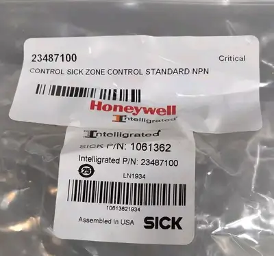 Honeywell Sick ZLM2 21002020S01 Sensor Connection Intelligrated PLC Loc5D19