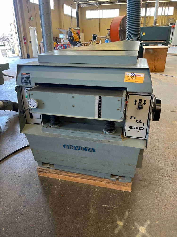 Used 2007 INVICTA DGI 63D Woodworking Planers California US | MachineryMax #1384754