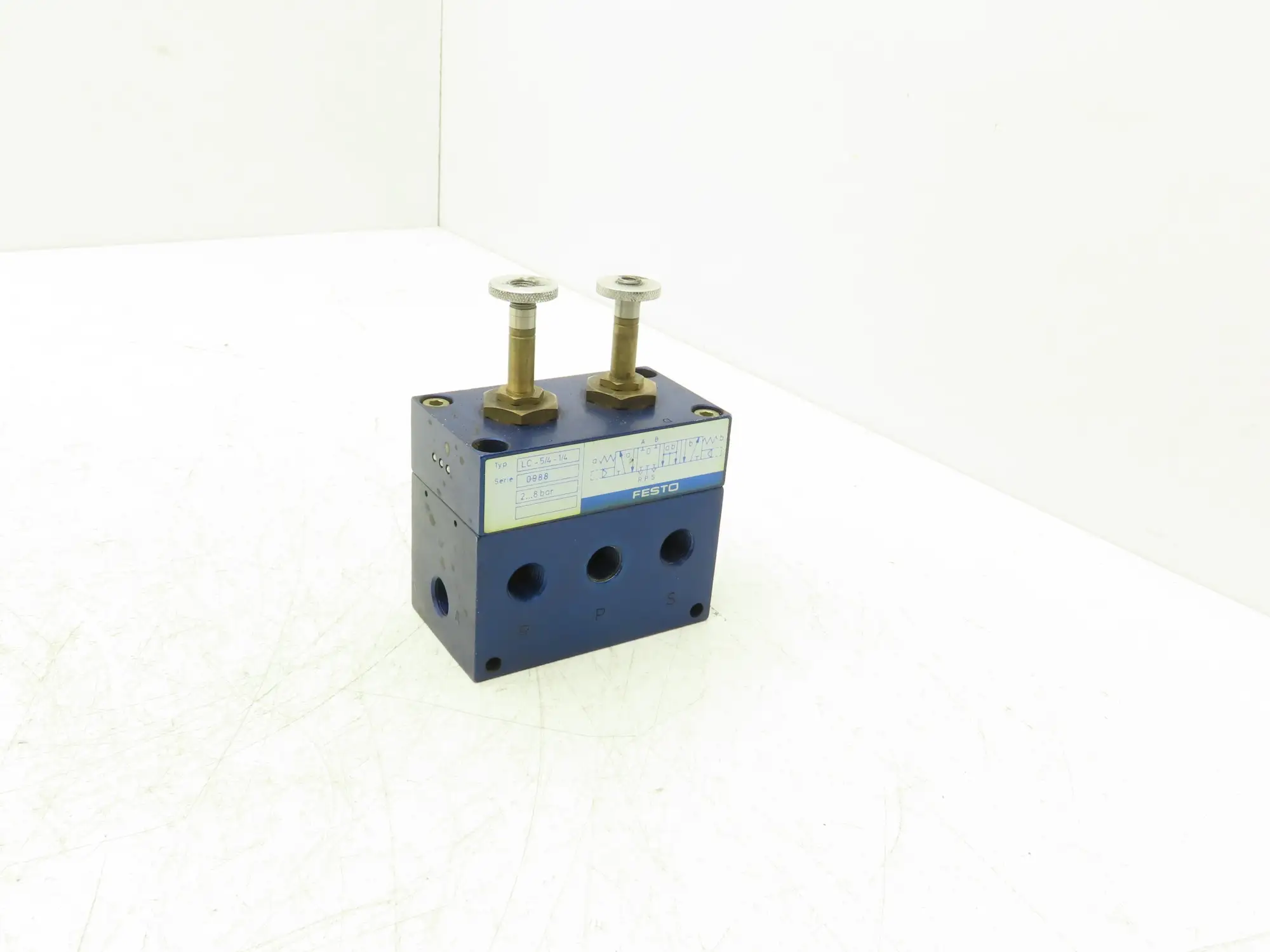 Festo M502 LC-5/4-1/4 Pneumatic Valve Body Block 116psi