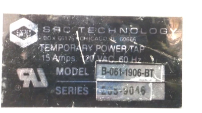 USED SPC TECHNOLGY 6 OUTLET MULTI STRIP