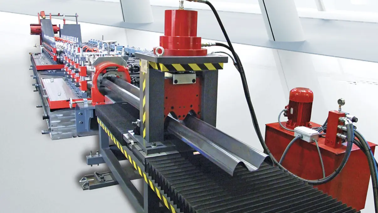 Guard Rail Road Barrier Roll Forming Machine in Istanbul, Turkey