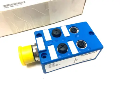 USED TURCK EUROFAST 4-PORT JUNCTION BOX M23 MAIN CONN.