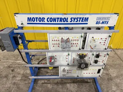 AMATROL MODEL #85-MT5 MOTOR CONTROL SYSTEM TRAINING & TESTING STAND: YOBRO #24916