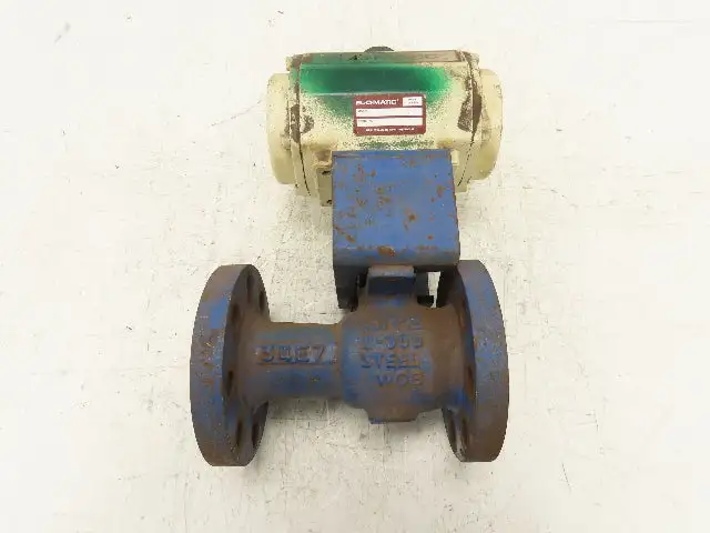 Kitz 2-300 Steel Ball Valve 2" Flanged EL-O-Matic Pneumatic Actuator SR