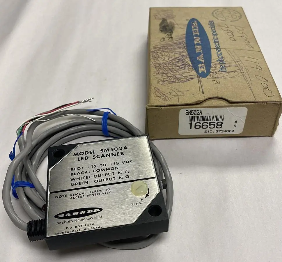 New | in-Stock BANNER SM502A Misc Electrical & Power Parts Ohio US | Surplus Asset Holdings #1233860