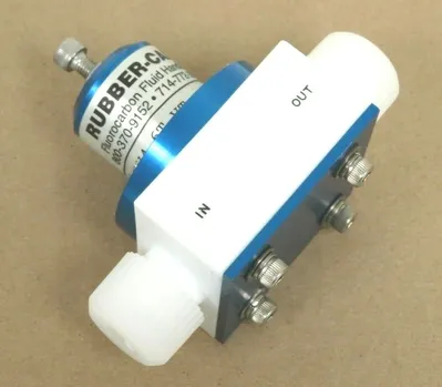 NEW RUBBER CAL RV4-6T-VT FLUOROCARBON FLUID HANDLING VALVE RV46TVT