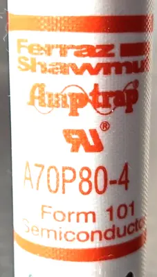 Ferraz Shawmut А70P80-4 Semiconductor Fuse Loc4D28