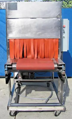 Commercial Stainless Steel Heat Shrink Tunnel 350°F Adjustable Speed Conveyor