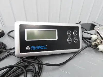 Global Digital Pallet Floor Scales 5000LB Rated 48 x 48" Low Profile Complete