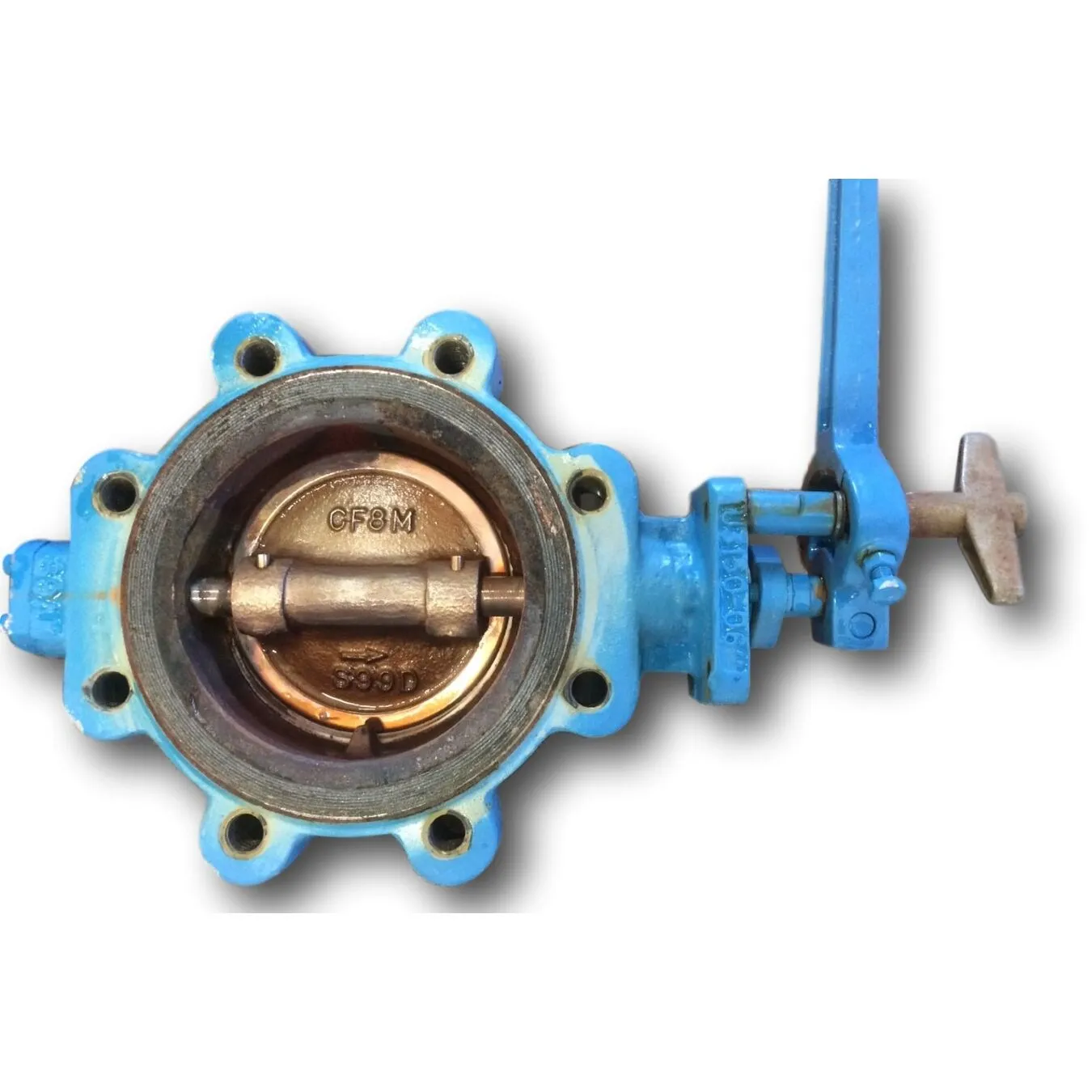 Used 6" Keystone Manual Butterfly Valve Figure 222