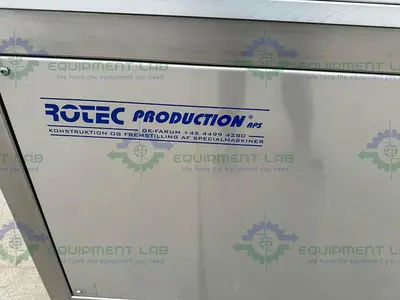 USED ROTEC PISTONMACHINE FOR VIAL CAPS / STOPPERS W/ VIBRATORY FEEDER BOWL