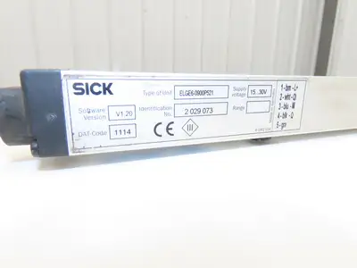 Sick Light Curtain Receiver 900mm Protected Height 16 Beams 15-30V -NEEDS REPAIR