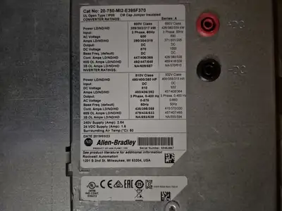 Used 2019 ALLEN-BRADLEY 20-750-MI2-E395F370 Switchgears British Columbia CA | Lenmark #238898