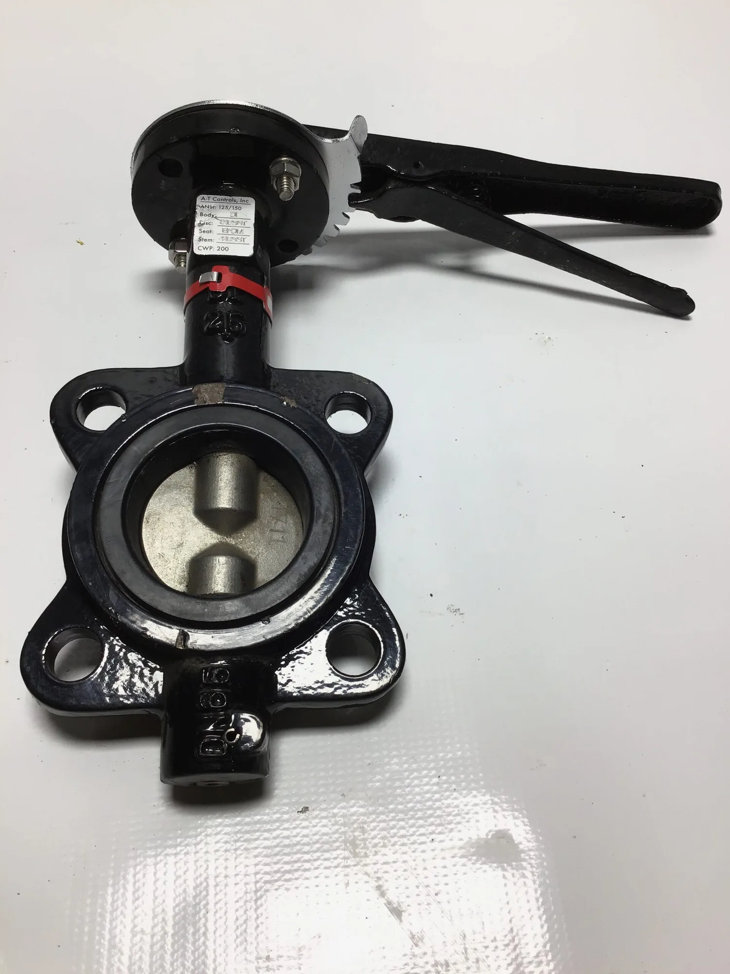 AT Controls OSB-W1-0250-ESR-HE Butterfly Valve