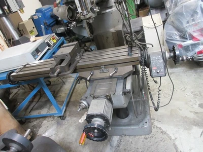 Bridgeport, vertical mill, digital read out, 2 HP, 240 V.