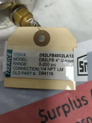 Used TRERICE D82LFB4002LA130 Universal Pressure Meters Ohio US | Surplus Asset Holdings #1226248
