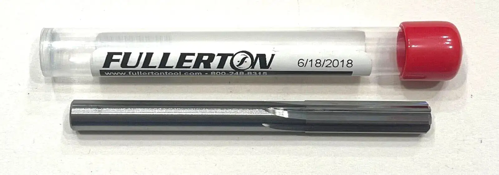 Fullerton 19/64" Solid Carbide Chucking Reamer 6 Flute USA Made