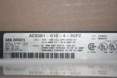 USED ABB ACS501-010-4-00P2