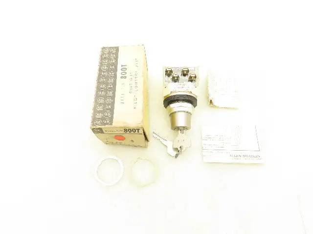 Allen Bradley 800T-N61KK4 Keyed Selector Switch 4 Position Maintained 30mm Ser N